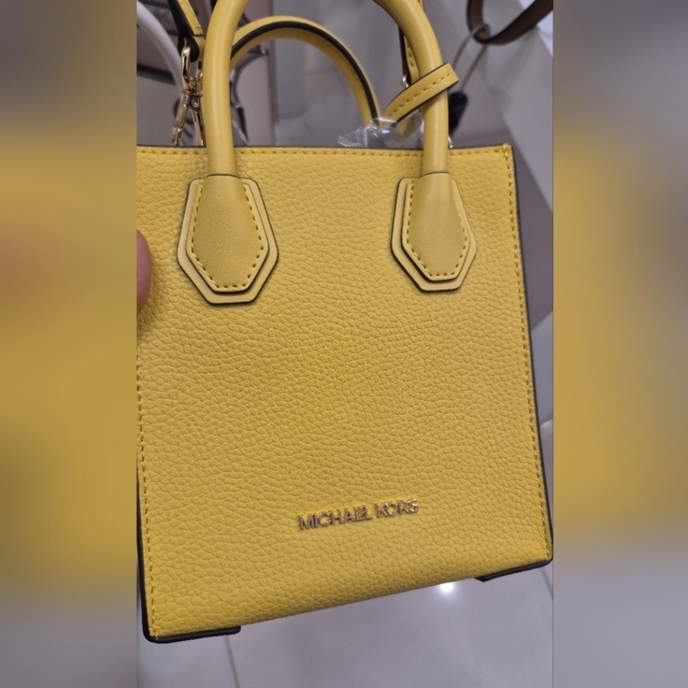 Michael Kors Yellow Mercer Bag